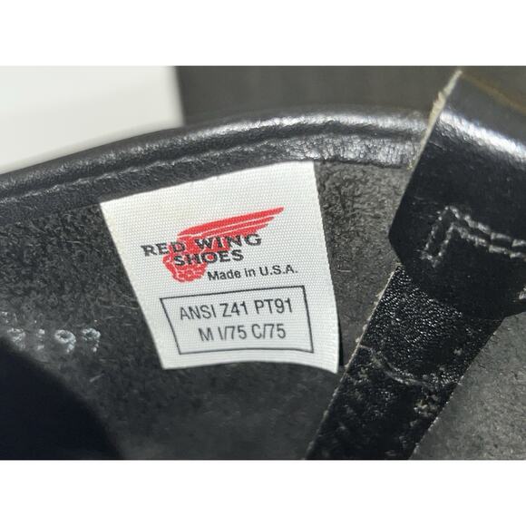 Red Wing Steel Toe Pecos Work Boots 10.5 B USA Made Style 2253 VTG - Picture 11 of 13